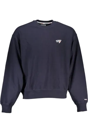 Tommy Hilfiger Sweathshirts & Hoodies, Herre, Blå, 2XL, Bomuld, Blå Bomuld Herre Sweater