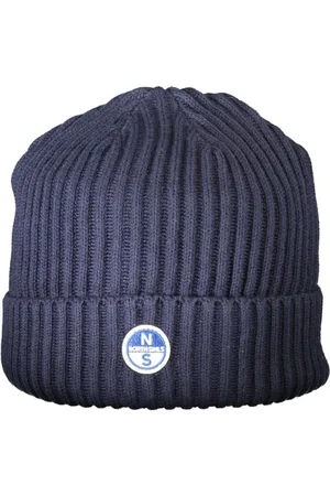 North Sails Tilbehør, Herre, Blå, ONE SIZE, Bomuld, Blå Bomuldshat og Beanie