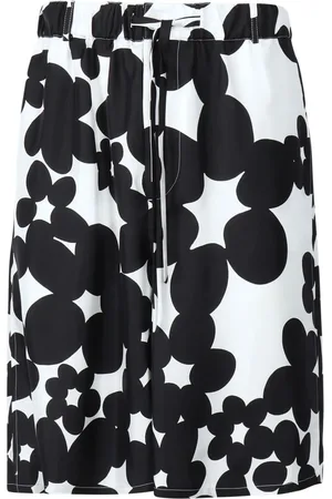 Marni Shorts, Herre, Sort, L, Rayon, Silke Bermuda Shorts