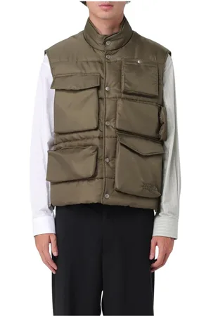 Maison Margiela Jakke, Herre, Grøn, M, Nylon, Moderne Puffer Vest
