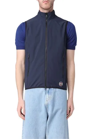 Colmar Jakke, Herre, Blå, XL, Moderne High Neck Zip Vest