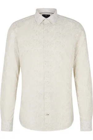 JOOP! Skjorte, Herre, , 4XL, Bomuld, Herreskjorte med fin blomstermønster