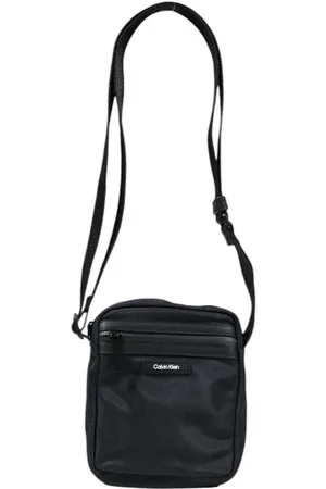 Calvin Klein Taske, Herre, Sort, ONE SIZE, Polyester, Sort Polyester Messenger Taske Forår/Sommer