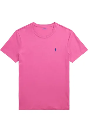 Ralph Lauren Top, Herre, Lyserød, M, Bomuld, Fuchsia T-shirts og Polos