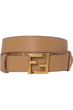 Fendi Tilbehør, Dame, , 80 CM, Læder, Ikonisk Logo Læderbælte