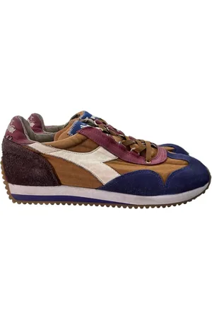 Diadora Sko, Herre, Brun, 40 1/2 EU, Stone Washed Sneakers til Mænd