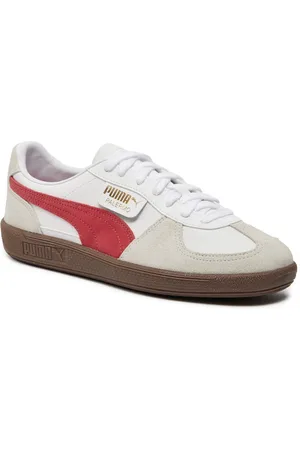PUMA Sko, Herre, Hvid, 44 EU, Uld, Stilfulde Palermo Lædersko