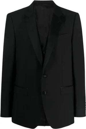 Dolce & Gabbana Jakkesæt, Herre, Sort, XL, Uld, Elegant Uld Tuxedo Suit