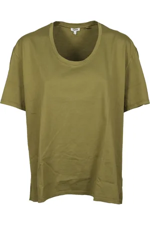 Aspesi Top, Dame, Grøn, L, Bomuld, Blød Militærgrøn T-shirt