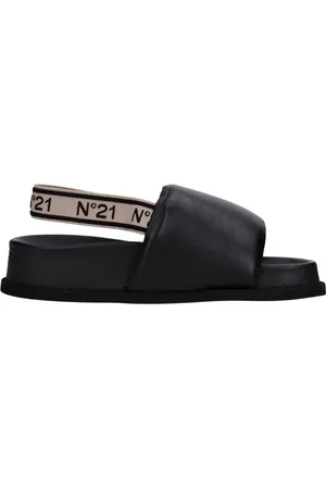 Nº21 Sko, Dame, Sort, 37 EU, Læder, Sandal Sort