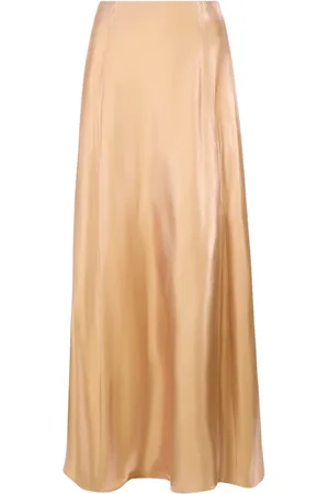 Staud Nederdel, Dame, Gul, XS, Polyester, Vincenzo Nederdel