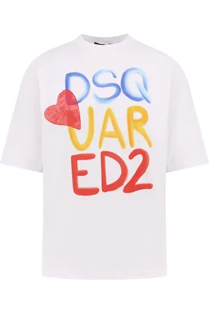 Dsquared2 Top, Herre, Hvid, M, Bomuld, Hvide T-shirts og Polos Made in Italy