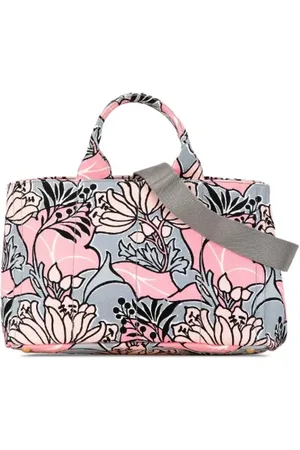 Prada Pre-owned, Dame, Flerfarvet, ONE SIZE, Uld, Pre-owned Canvas prada-tasker