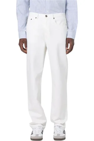 A.P.C. Jeans, Herre, Hvid, W33, Bomuld, Klassiske afslappede hvide jeans