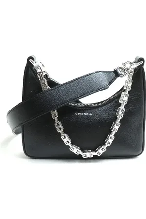 Givenchy Pre-owned, Dame, Sort, ONE SIZE, Uld, Pre-owned Laeder crossbody-tasker