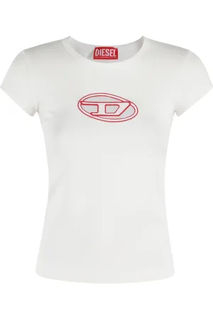 Diesel Top, Dame, Hvid, S, Uld, Angie Stilfuld Top til Kvinder