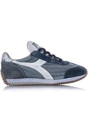 Diadora Sko, Herre, Blå, 40 EU, Stone Washed Sneakers til Mænd