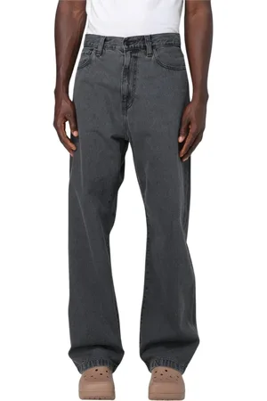 Carhartt Jeans, Herre, Sort, W30, Bomuld, Sorte afslappede jeans
