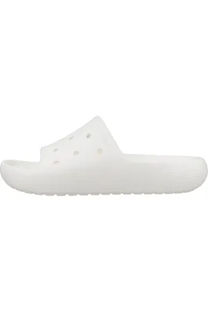 Crocs Sko, Dame, Hvid, 42 EU, Klassiske Slide Sandaler