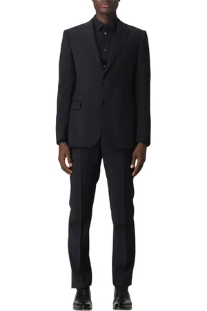 Emporio Armani Jakkesæt, Herre, Blå, 5XL, Uld, Navy Wool Two-Piece Suit