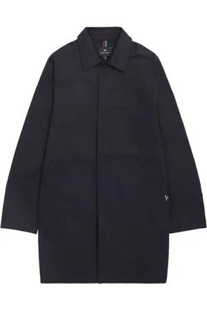 Paul Smith Frakke, Herre, Blå, M, Bomuld, Marineblå Bomuld-Nylon Frakke