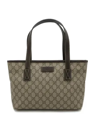 Gucci Pre-owned, Dame, , ONE SIZE, Tyl, Pre-owned Canvas totes