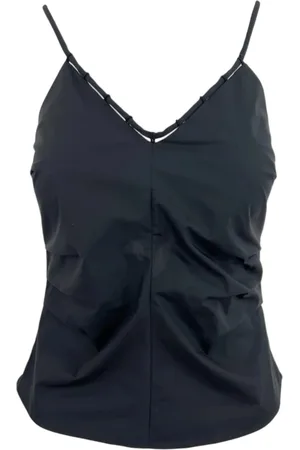 Patrizia Pepe Top, Dame, Sort, M, Plisseret Top Art. 2C1595A9B9