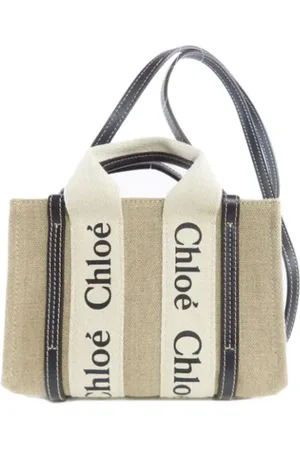 Chloé Pre-owned, Dame, , ONE SIZE, Tyl, Pre-owned canvas håndtasker