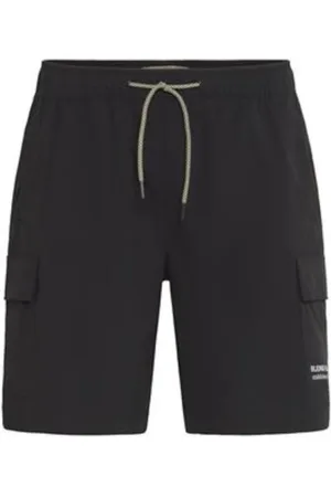 Blend Shorts, Herre, Sort, XL, Cargo Shorts med Essential Logo Print