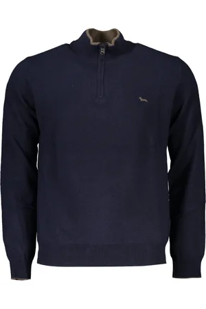 HARMONT&BLAINE Strik, Herre, Blå, XL, Uld, Tøj
