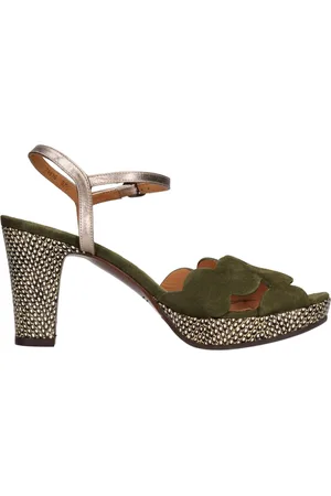 Chie Mihara Sko, Dame, Grøn, 37 1/2 EU, Læder, Sandaler Grøn