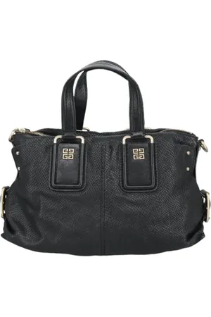 Givenchy Pre-owned, Dame, Sort, ONE SIZE, Uld, Pre-owned Laeder hndtasker