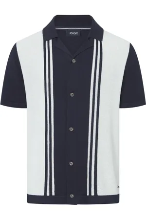 JOOP! Skjorte, Herre, Blå, 2XL, Uld, Stilfulde hættetrøjer til mænd og kvinder