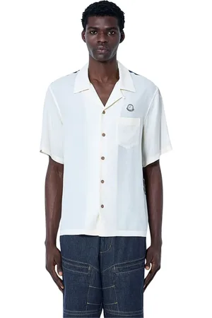 Moncler Skjorte, Herre, , XL, Logo Motif Skjorte Viskosevæv
