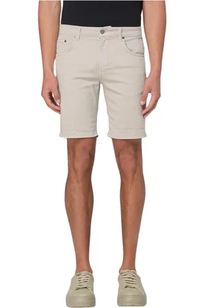 Dondup Shorts, Herre, , W33, Denim, Afslappet Denim Shorts Sandfarve