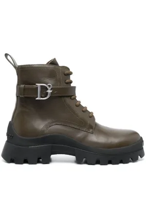 Dsquared2 Sko, Dame, Grøn, 36 EU, Statement Combat Stil