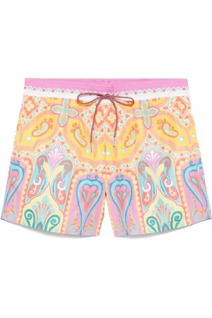 Etro Badetøj, Herre, Flerfarvet, M, Polyester, Farverig Polyesterkomposition Mode Top
