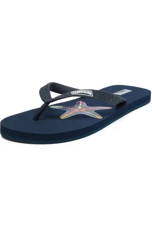Vilebrequin Sko, Herre, Blå, 42 EU, Disco Stars Flip-Flops til mænd