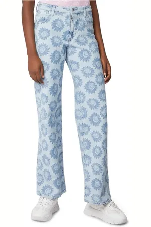 Guess Jeans, Dame, Blå, W27, Uld, Bi-Color Stilfulde Kvinders Jeans