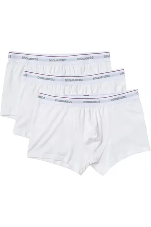Dsquared2 Undertøj, Herre, Hvid, XL, Bomuld, Komfort Stretch Bomuld Boxer Briefs Sæt