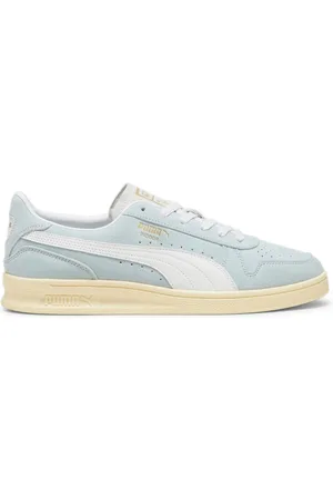 PUMA Sko, Dame, Blå, 37 1/2 EU, Læder, Blå Læder Dame Sneakers