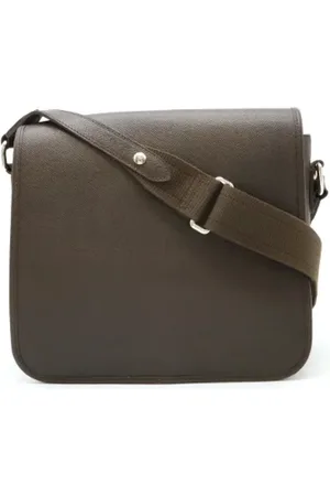LOUIS VUITTON Pre-owned, Herre, Brun, ONE SIZE, Uld, Pre-owned Laeder skuldertasker