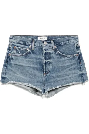 AGOLDE Shorts, Dame, Blå, W25, Kort i Chorus Parker Stil