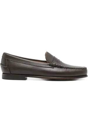 SEBAGO Sko, Dame, Brun, 37 EU, Læder, Brunt Læder Penny Slot Flade Sko
