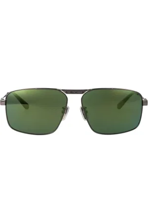 Balenciaga Tilbehør, Herre, Grøn, 62 MM, Moderne Grønne Stel Solbriller