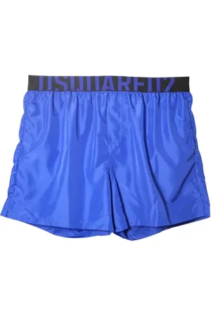 Dsquared2 Badetøj, Herre, Blå, L, Uld, Blå Hav Boxershorts Mænd