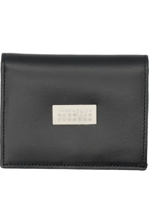 Maison Margiela Tilbehør, Herre, Sort, ONE SIZE, Læder, Numeric Bifold Wallet