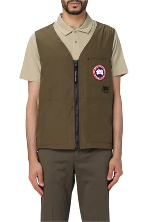 Canada Goose Jakke, Herre, Grøn, M, Polyester, Militærinspireret Utility-vest