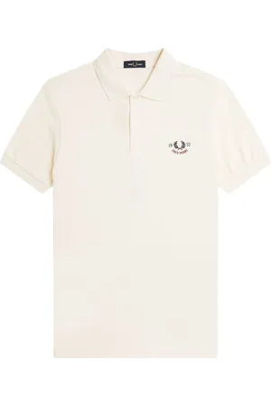 Fred Perry Top, Herre, Hvid, L, Hamp, Broderet Champion Polo Club House