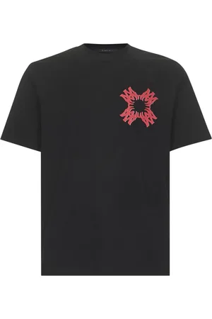 AMIRI Top, Herre, Sort, XL, Bomuld, Monogram Grafisk Sort T-shirts og Polos